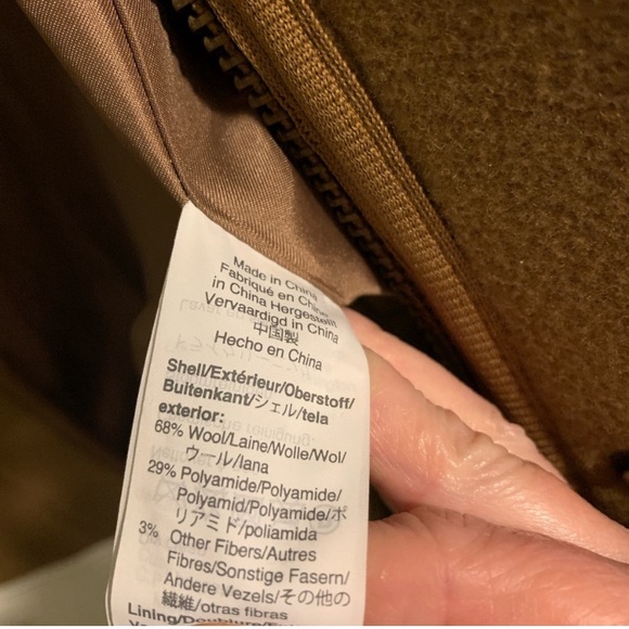 Madewell Cocoon Camel Wool Coat XS - Picture 4 of 6